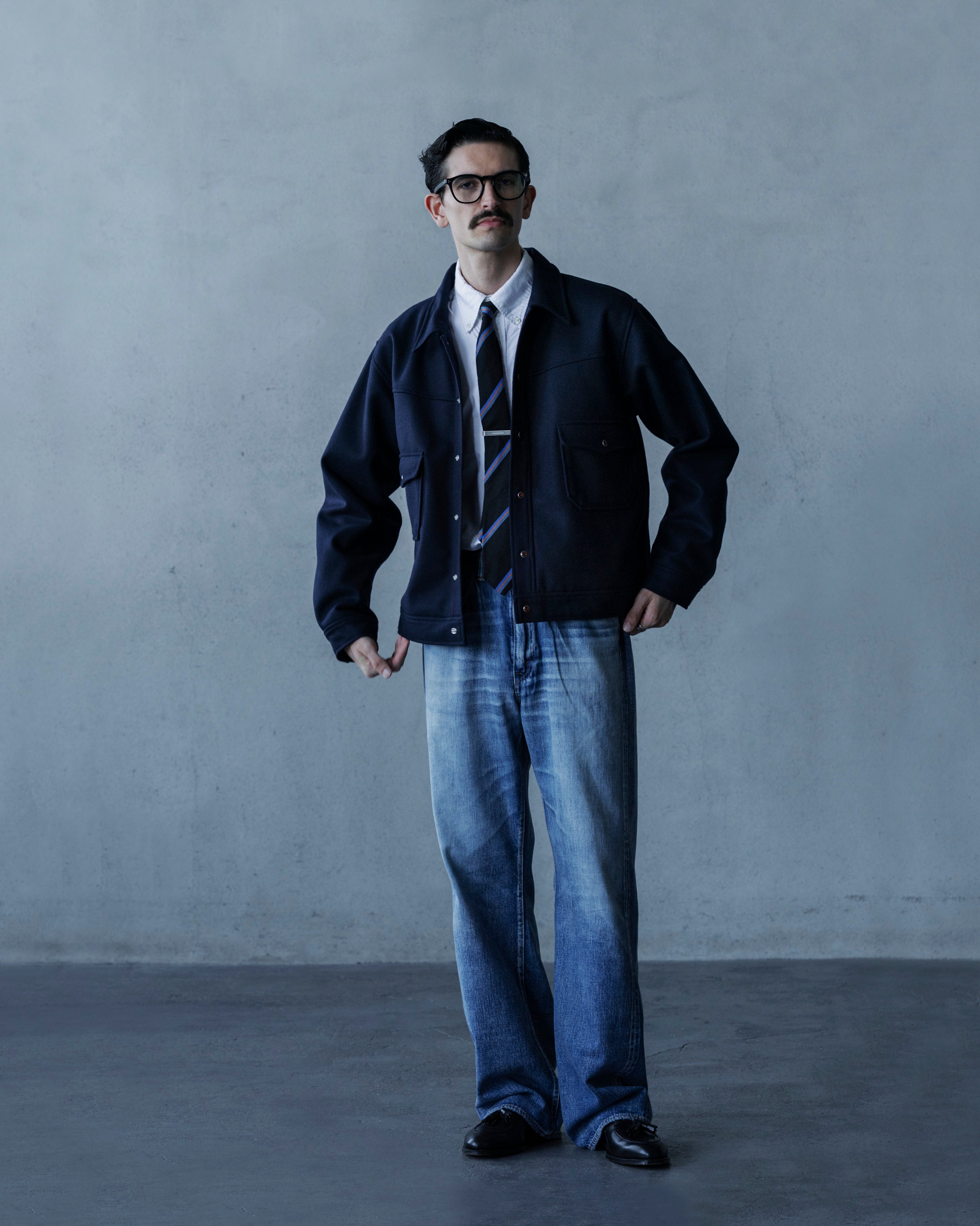 2041 Wool Melton Hollywood Dude Jacket