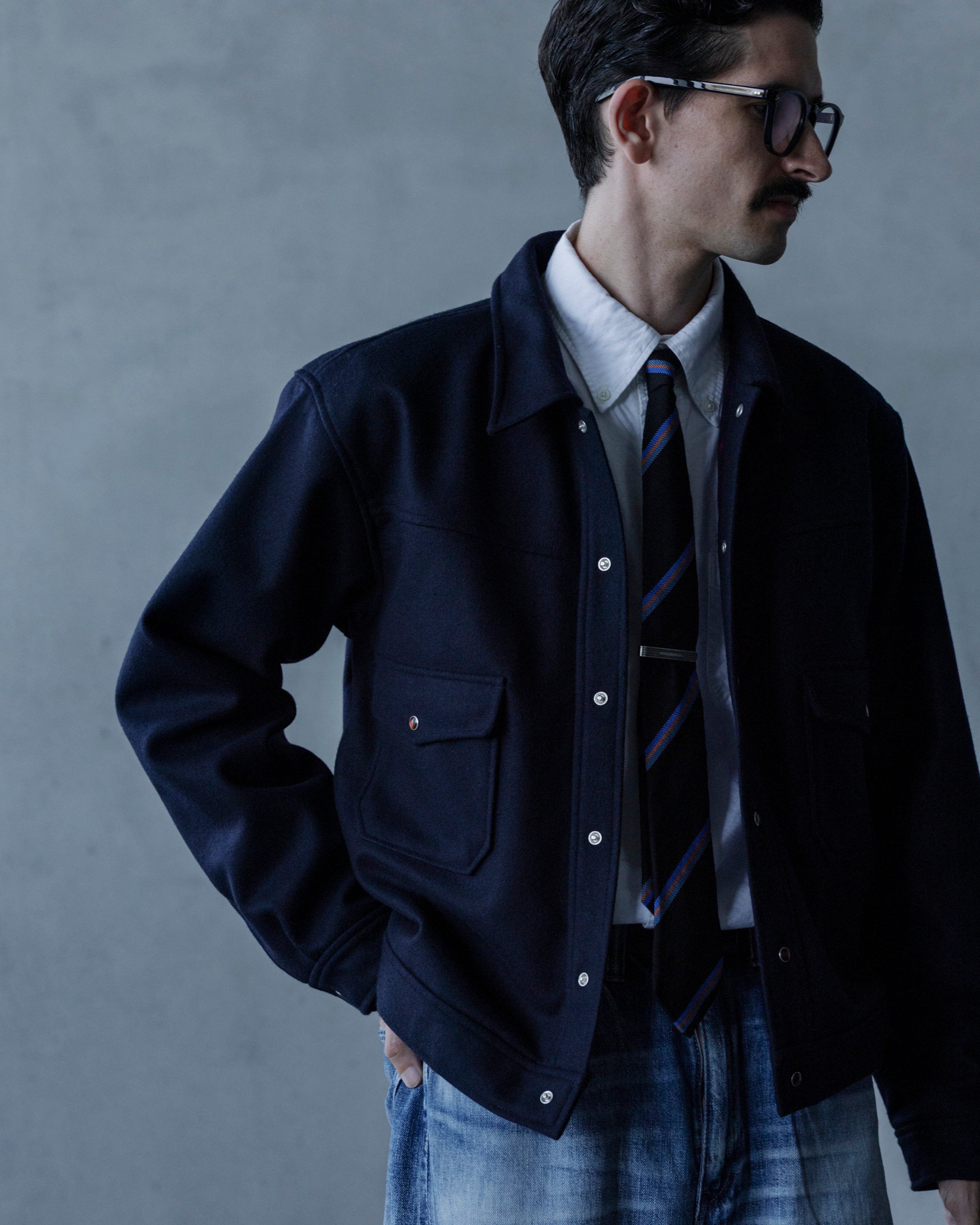 2041 Wool Melton Hollywood Dude Jacket