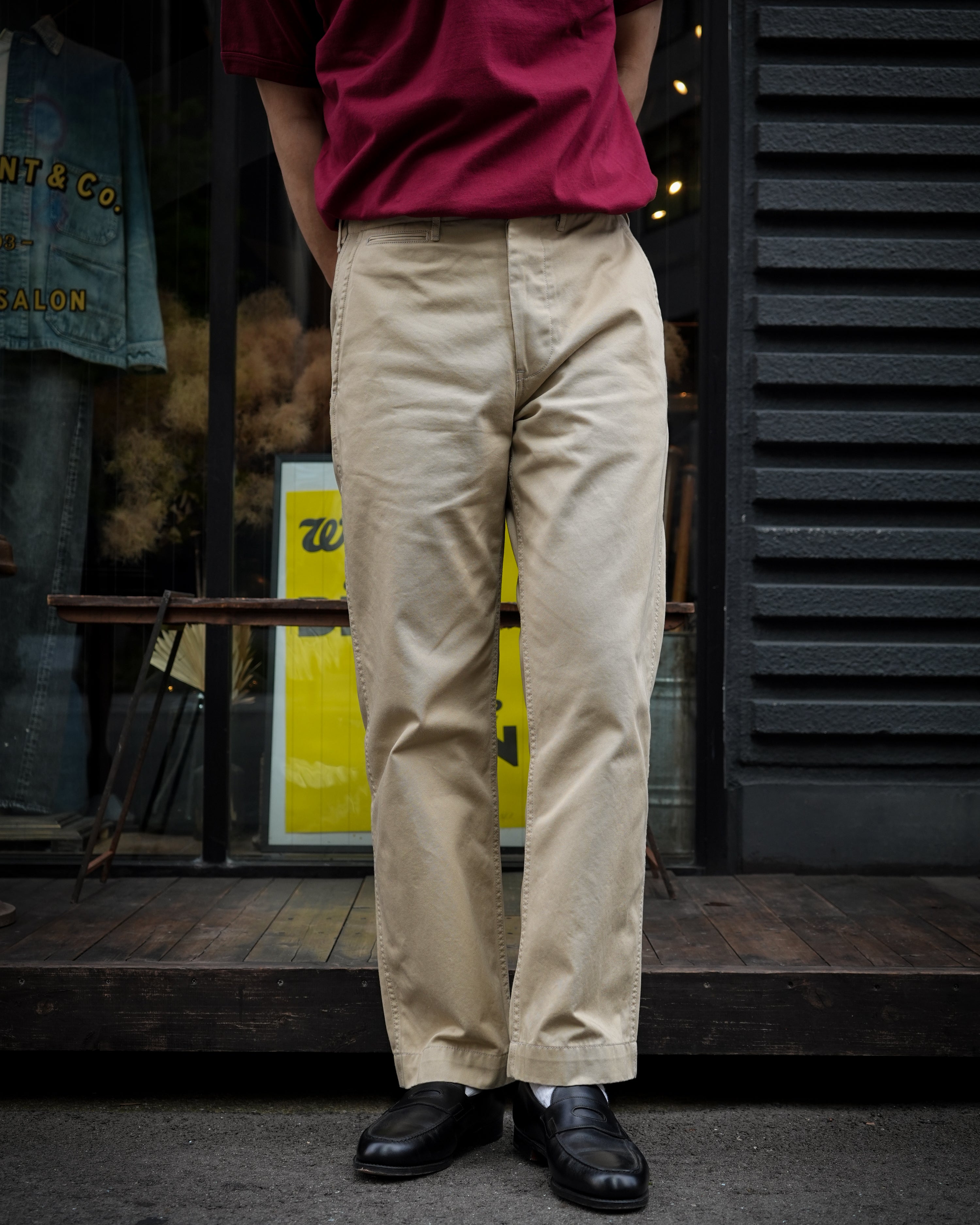 【26AW】1153 U.S Army Tapered Chino 41 Khaki