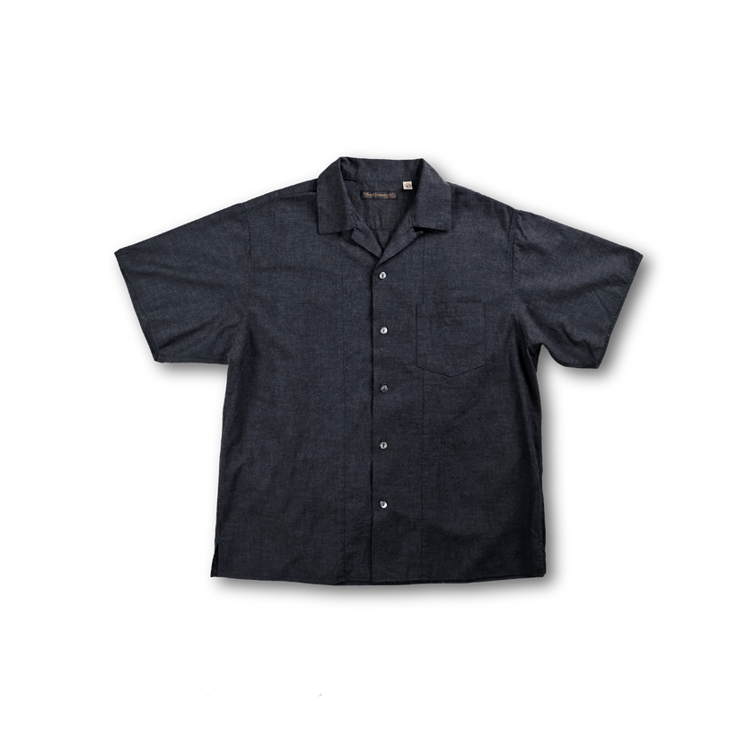 【2027SS】4107-1 Chambray Open Collar S/S Shirt