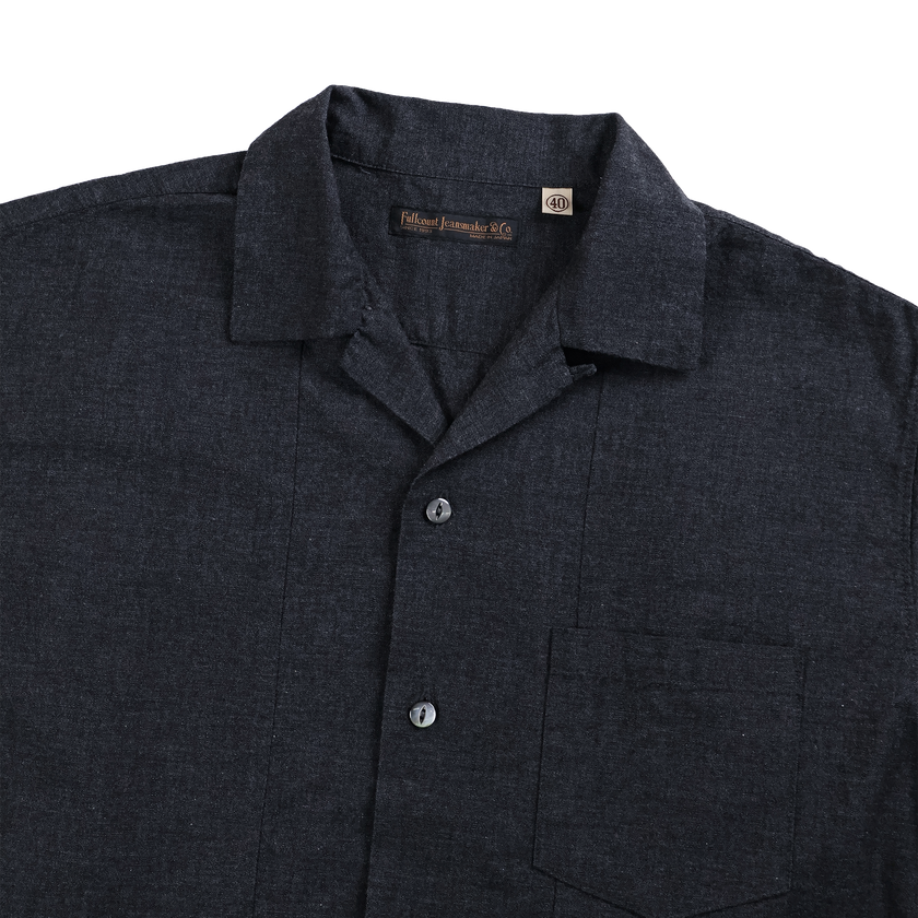 【2027SS】4107-1 Chambray Open Collar S/S Shirt