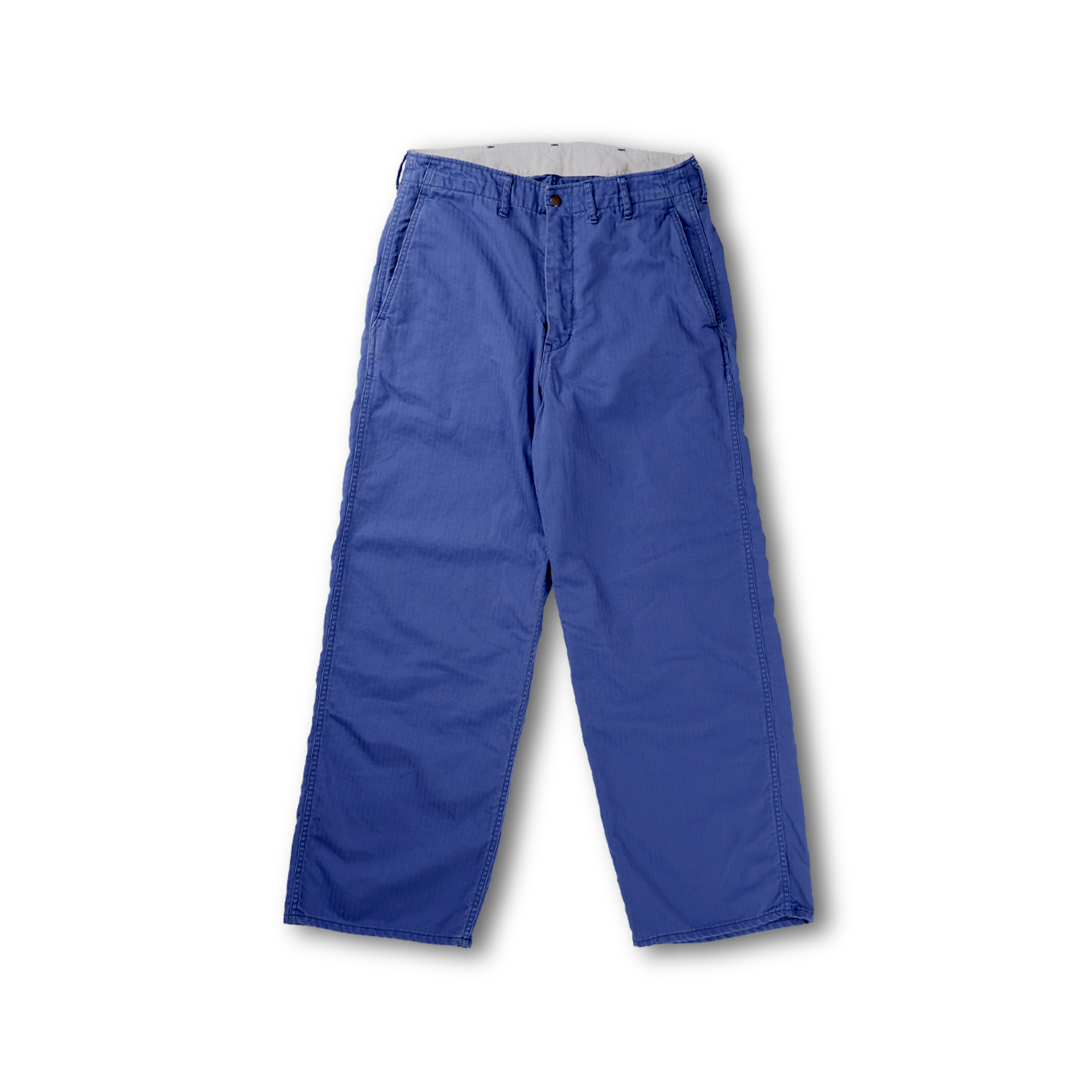 【2027SS】1156-2 Vat Dye Herringbone Twill Wide Pants