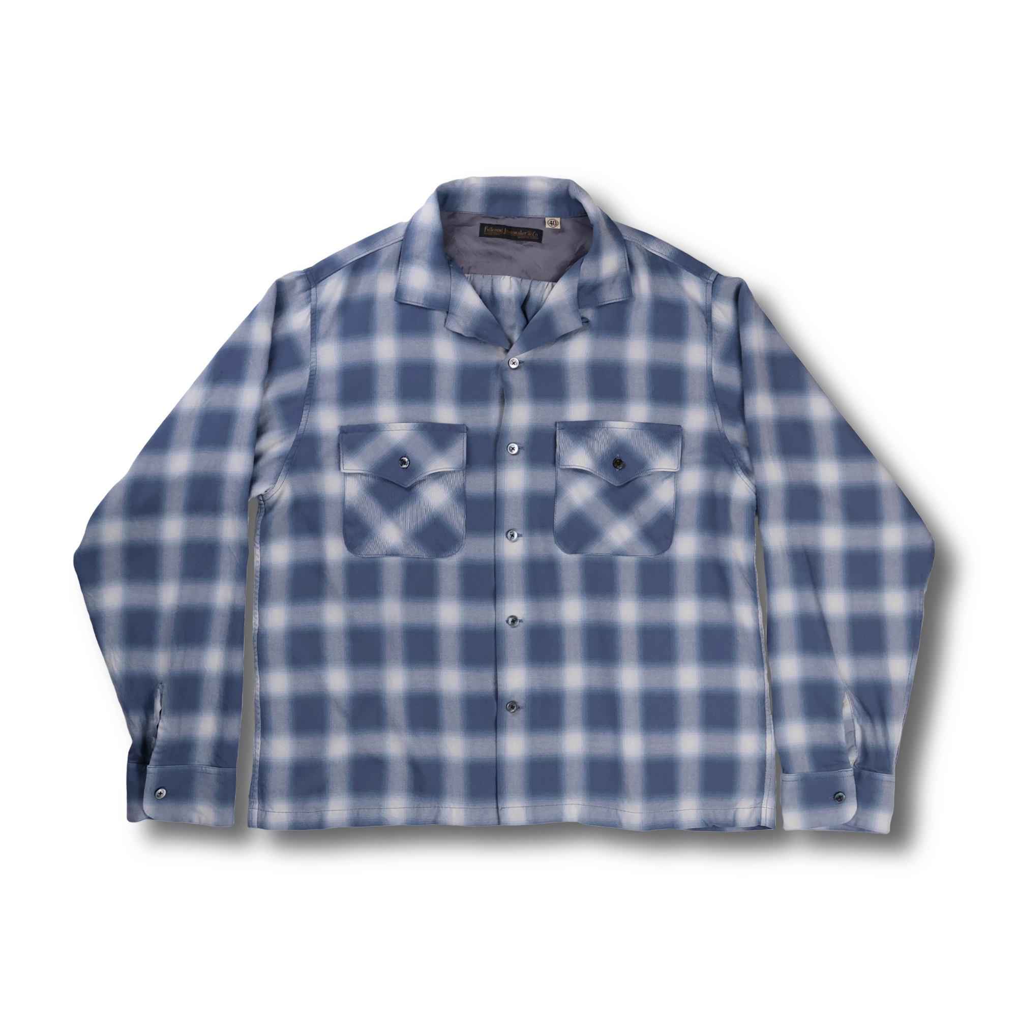 【2027SS】4108-2 Rayon Ombre Open Collar Shirt