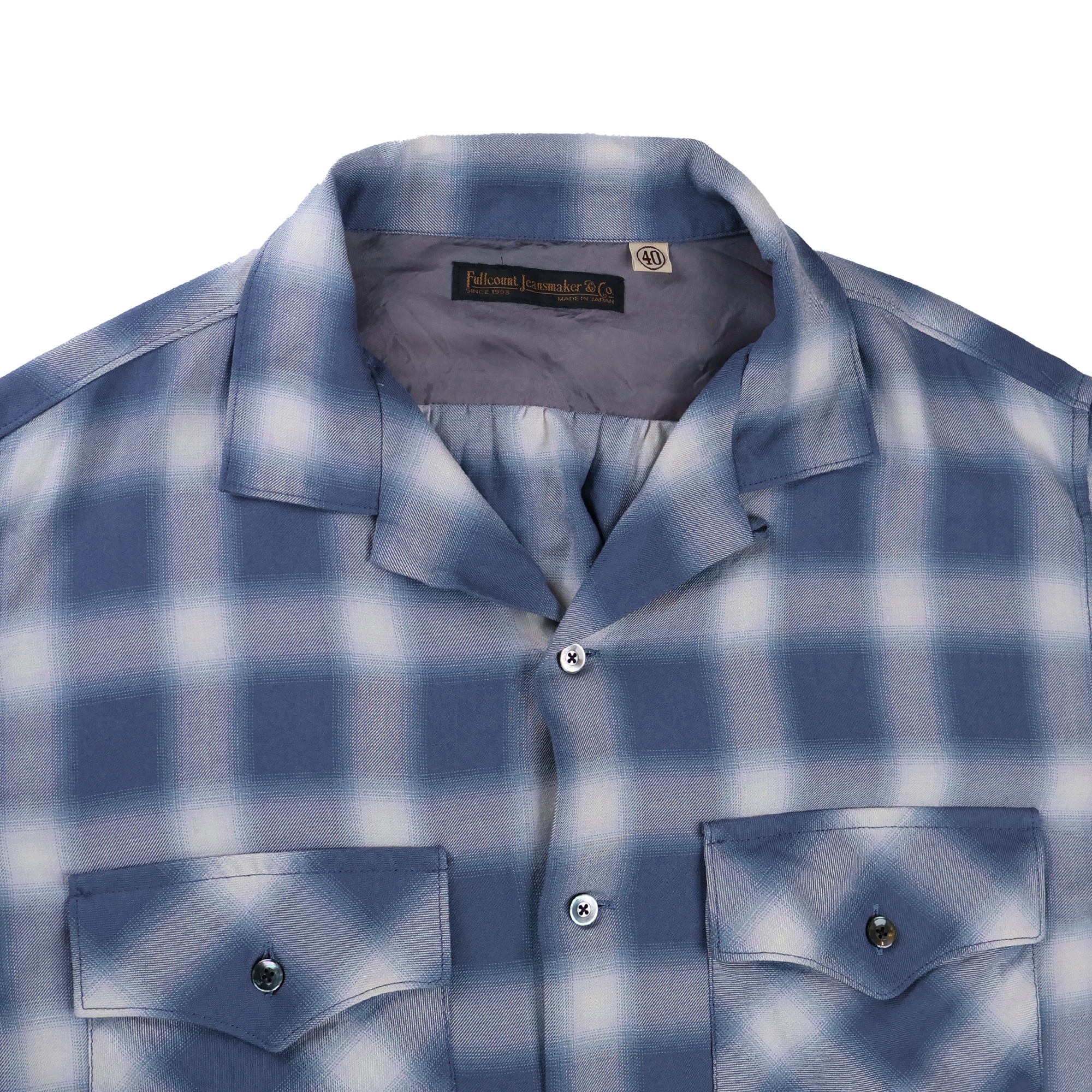 【2027SS】4108-2 Rayon Ombre Open Collar Shirt