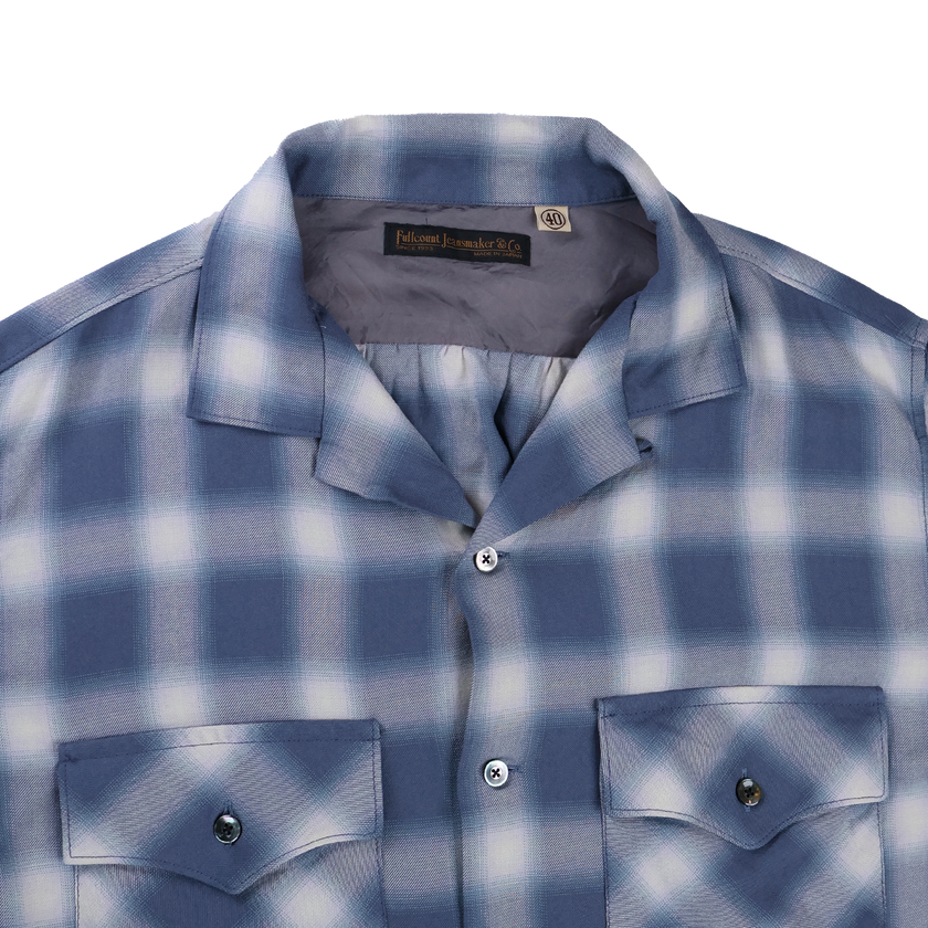【2027SS】4108-2 Rayon Ombre Open Collar Shirt