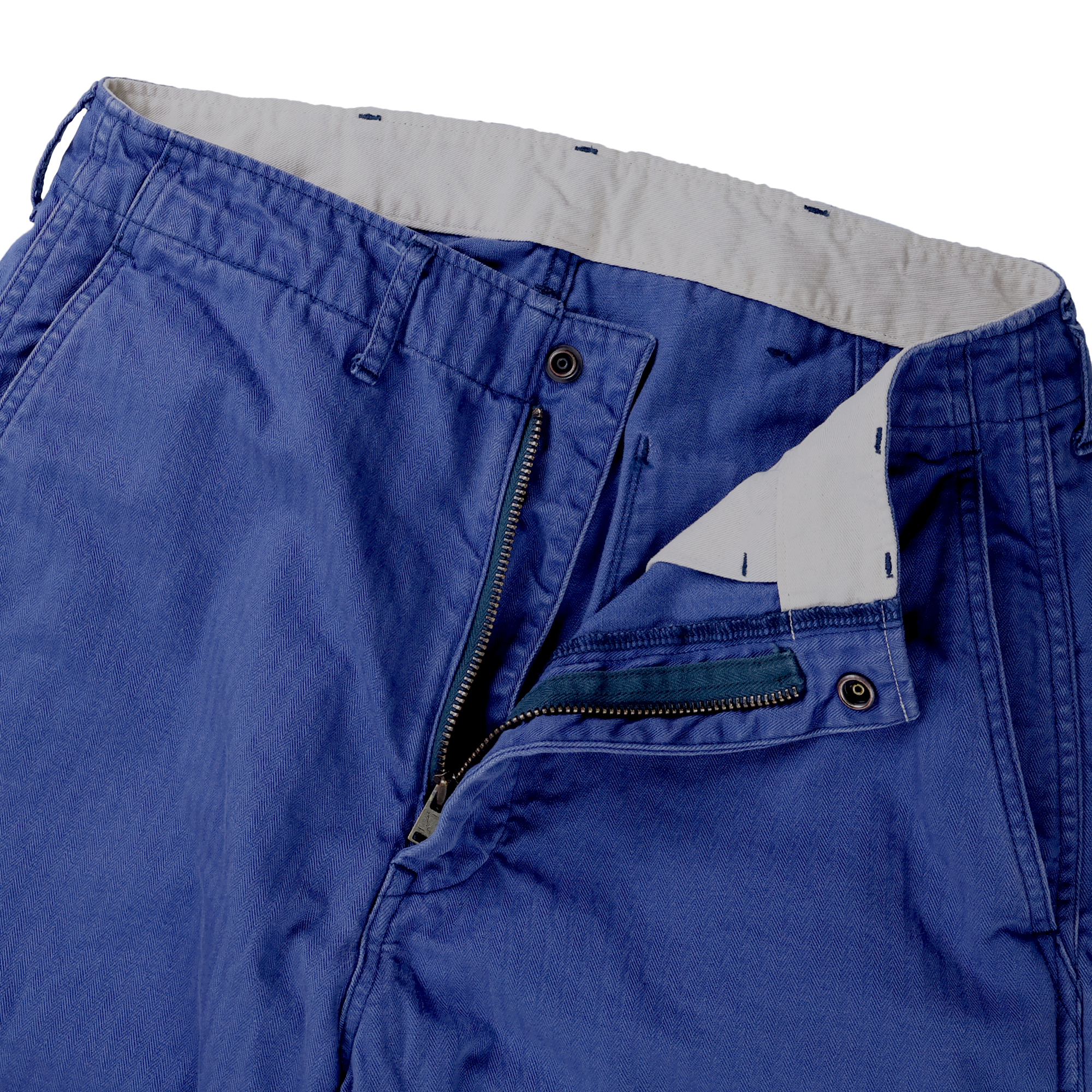 【2027SS】1156-2 Vat Dye Herringbone Twill Wide Pants