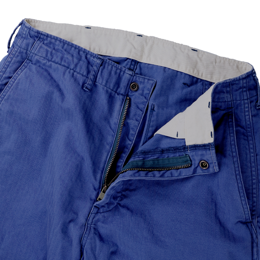 【2027SS】1156-2 Vat Dye Herringbone Twill Wide Pants