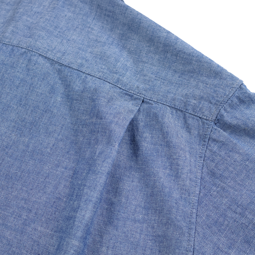 【2027SS】4107-1 Chambray Open Collar S/S Shirt