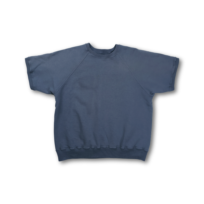 【2027SS】3776-1　Fading Raglan Short Sleeve Sweatshirt