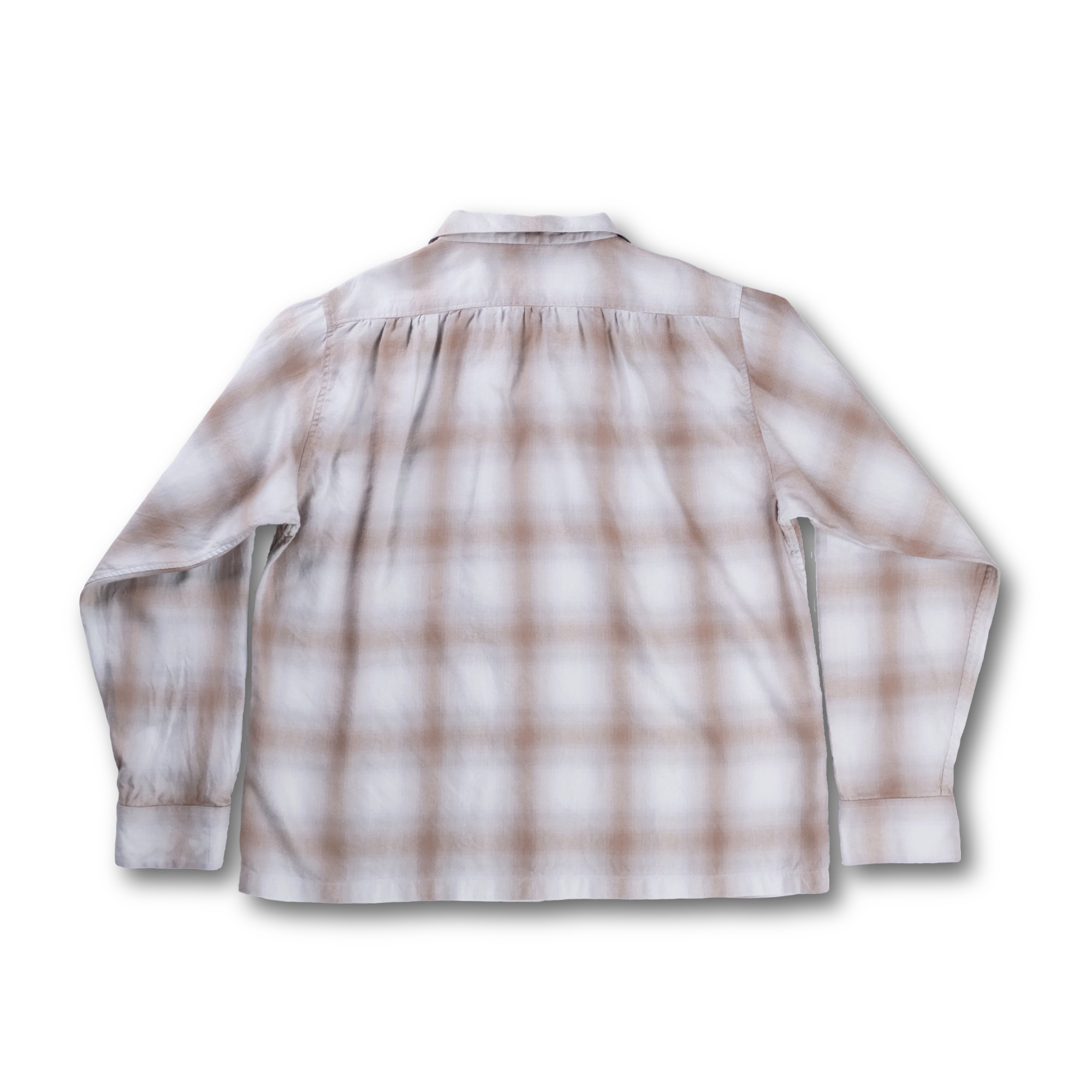 【2027SS】4108-3 Cotton Ombre Open Collar Shirt