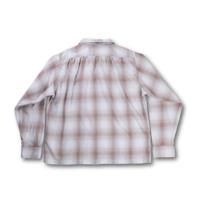 【2027SS】4108-3 Cotton Ombre Open Collar Shirt