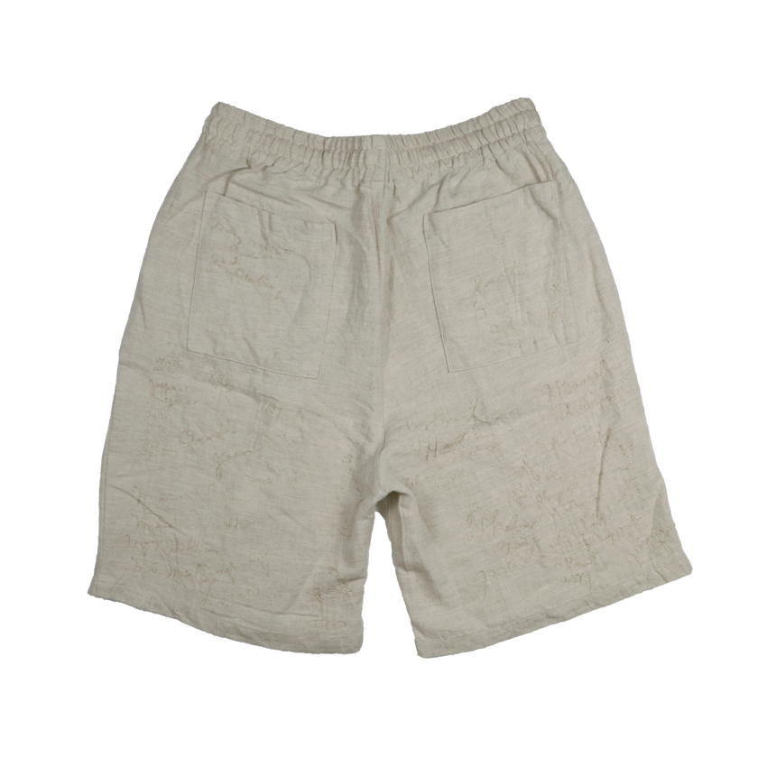 【2026SS】1143-1 Embroidery Signature Resort Shorts