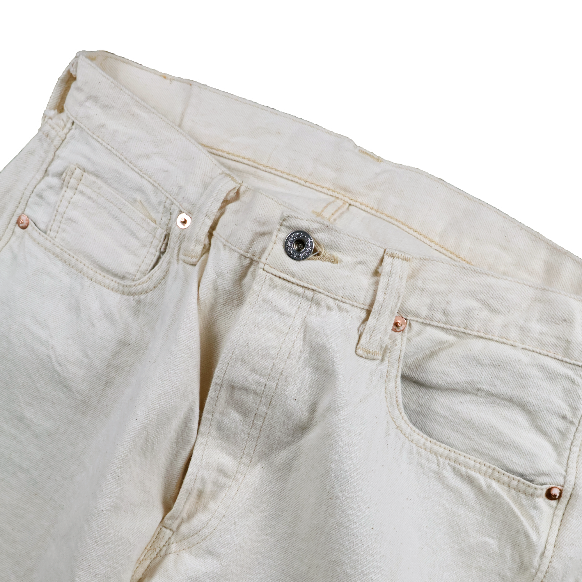 【2026SS】S0105ECSSW WWII Model 11.5oz Ecru Denim Pants (One Wash)