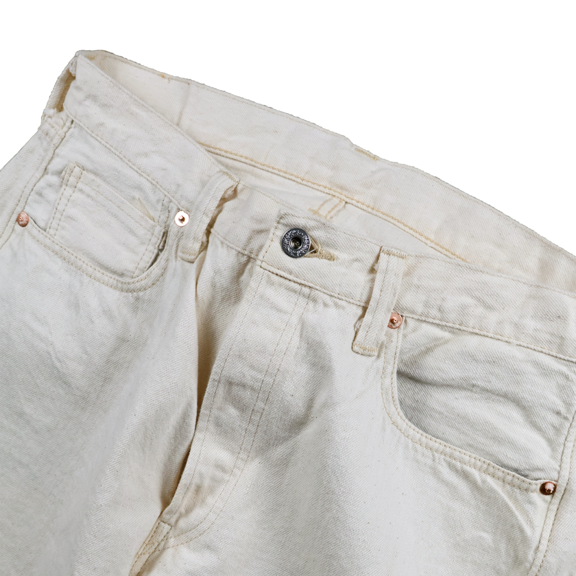 【2026SS】S0105ECSSW WWII Model 11.5oz Ecru Denim Pants (One Wash)