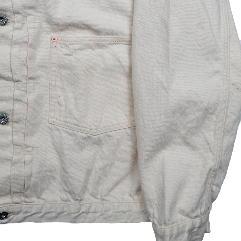 S2107ECSSW　WWII Model 11.5oz Ecru Denim Jacket (One Wash)