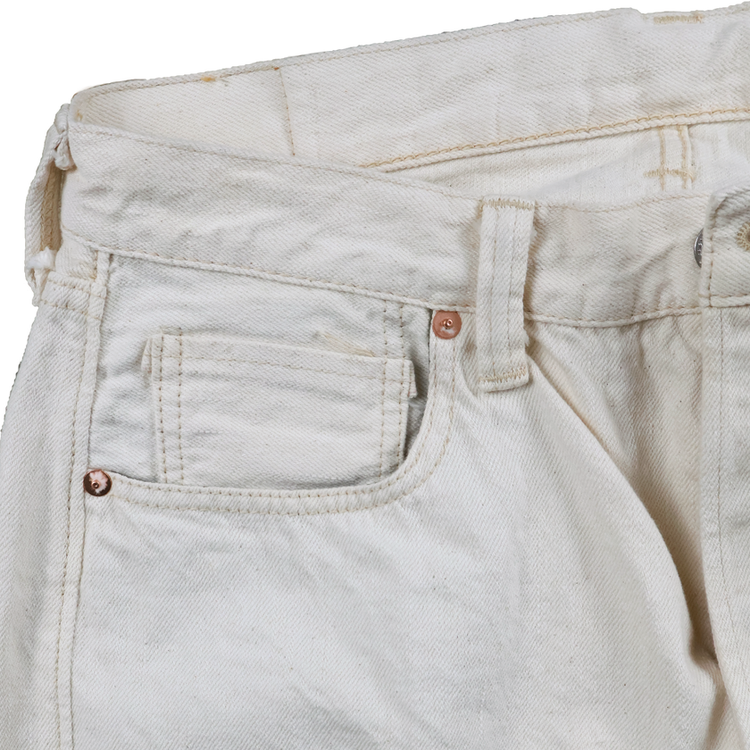 【2026SS】S0105ECSSW WWII Model 11.5oz Ecru Denim Pants (One Wash)