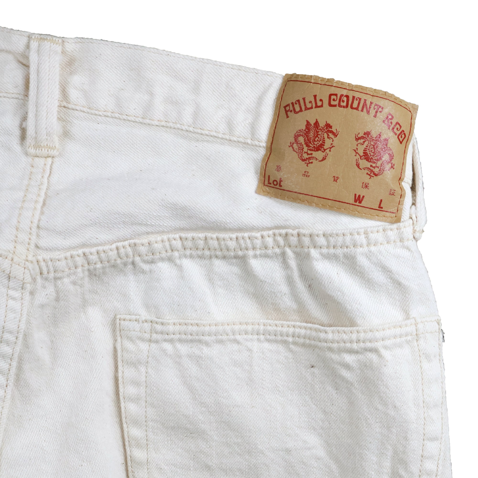 【2026SS】S0105ECSSW WWII Model 11.5oz Ecru Denim Pants (One Wash)