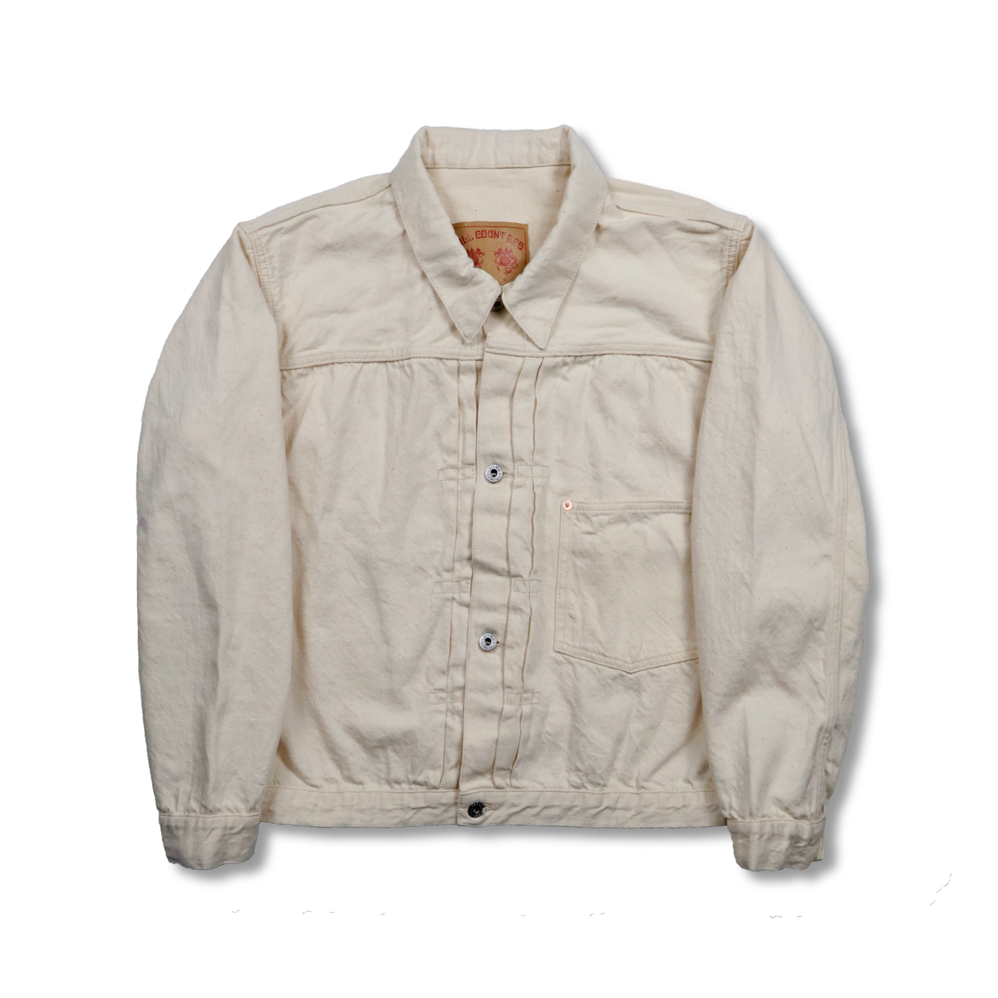 S2107ECSSW　WWII Model 11.5oz Ecru Denim Jacket (One Wash)