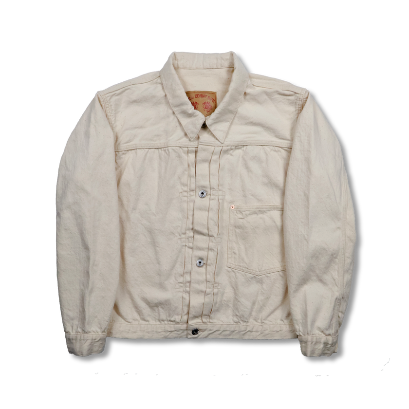 S2107ECSSW　WWII Model 11.5oz Ecru Denim Jacket (One Wash)