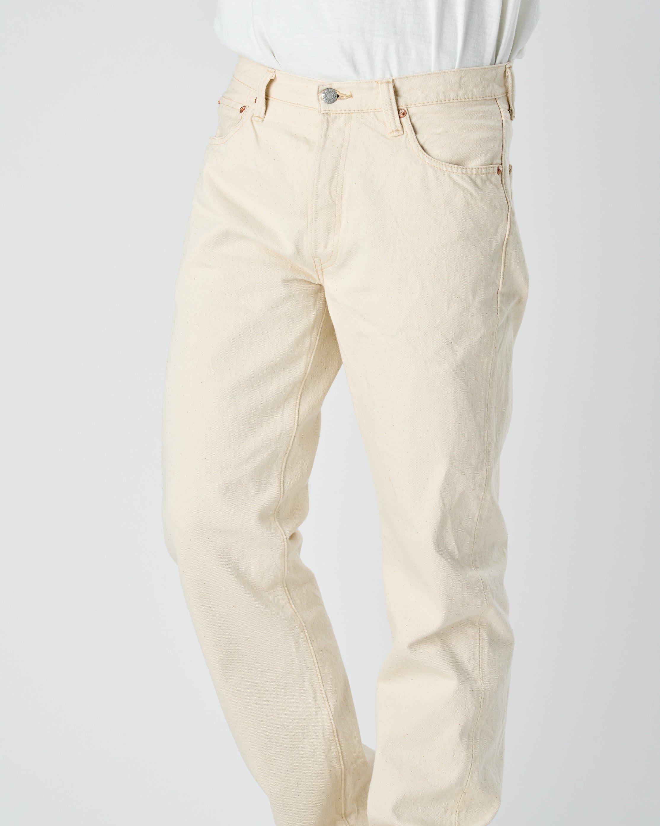 1101EC Straight Ecru Selvedge Denim【一部予約商品】