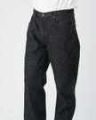 0105BK Wide Black Selvedge Denim【一部予約商品】