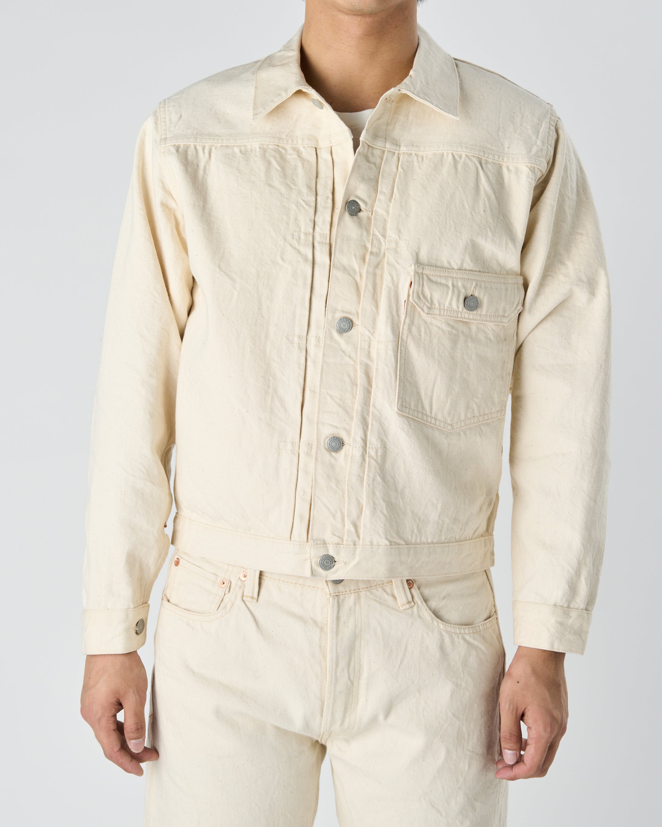 2107EC Type 1 Ecru Denim Jacket