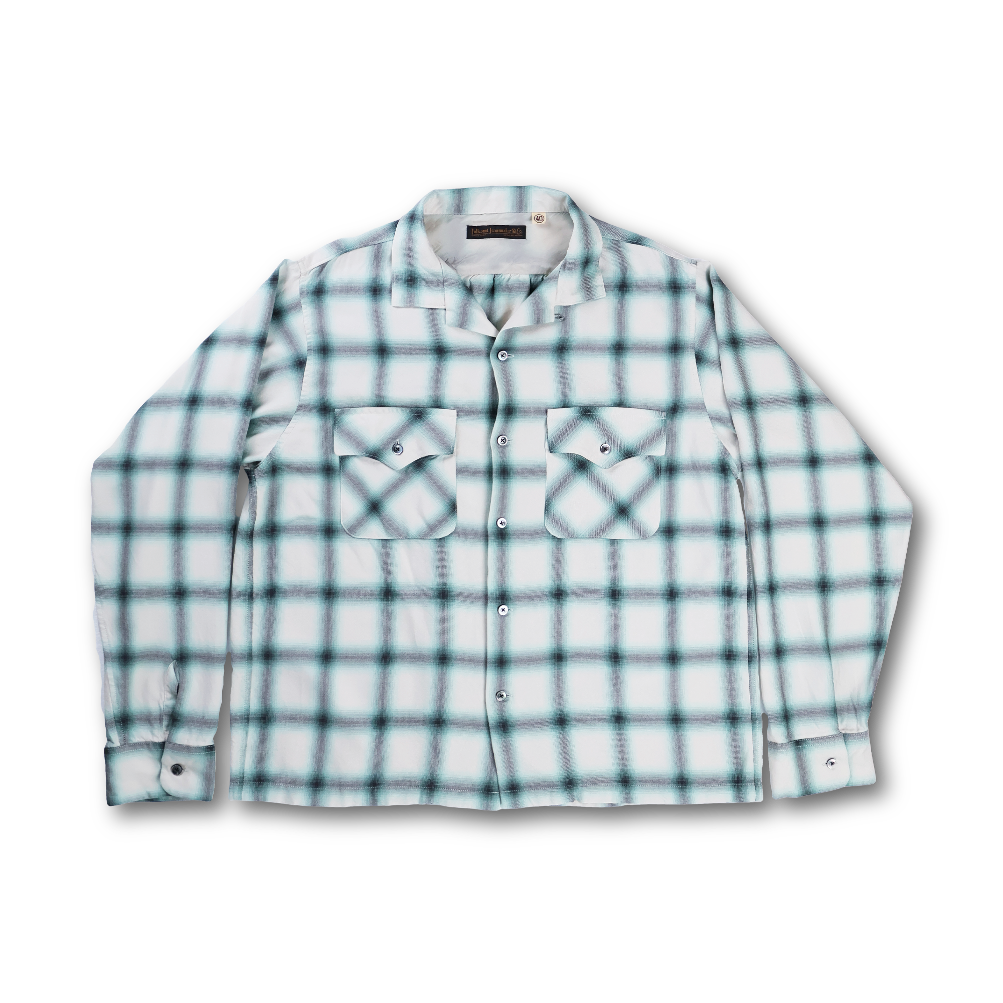 【2027SS】4108-2 Rayon Ombre Open Collar Shirt