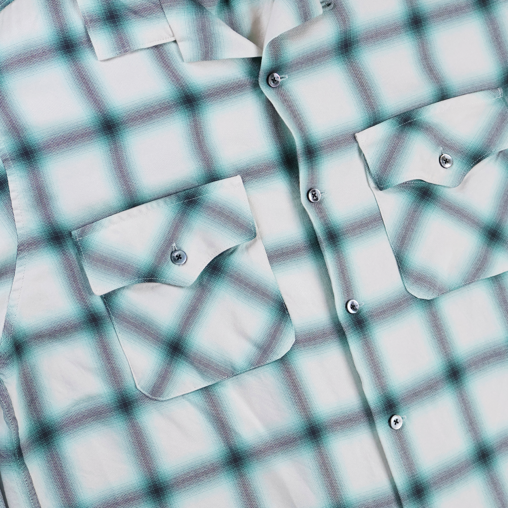 【2027SS】4108-2 Rayon Ombre Open Collar Shirt
