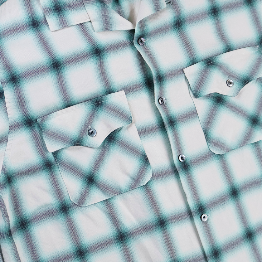 【2027SS】4108-2 Rayon Ombre Open Collar Shirt