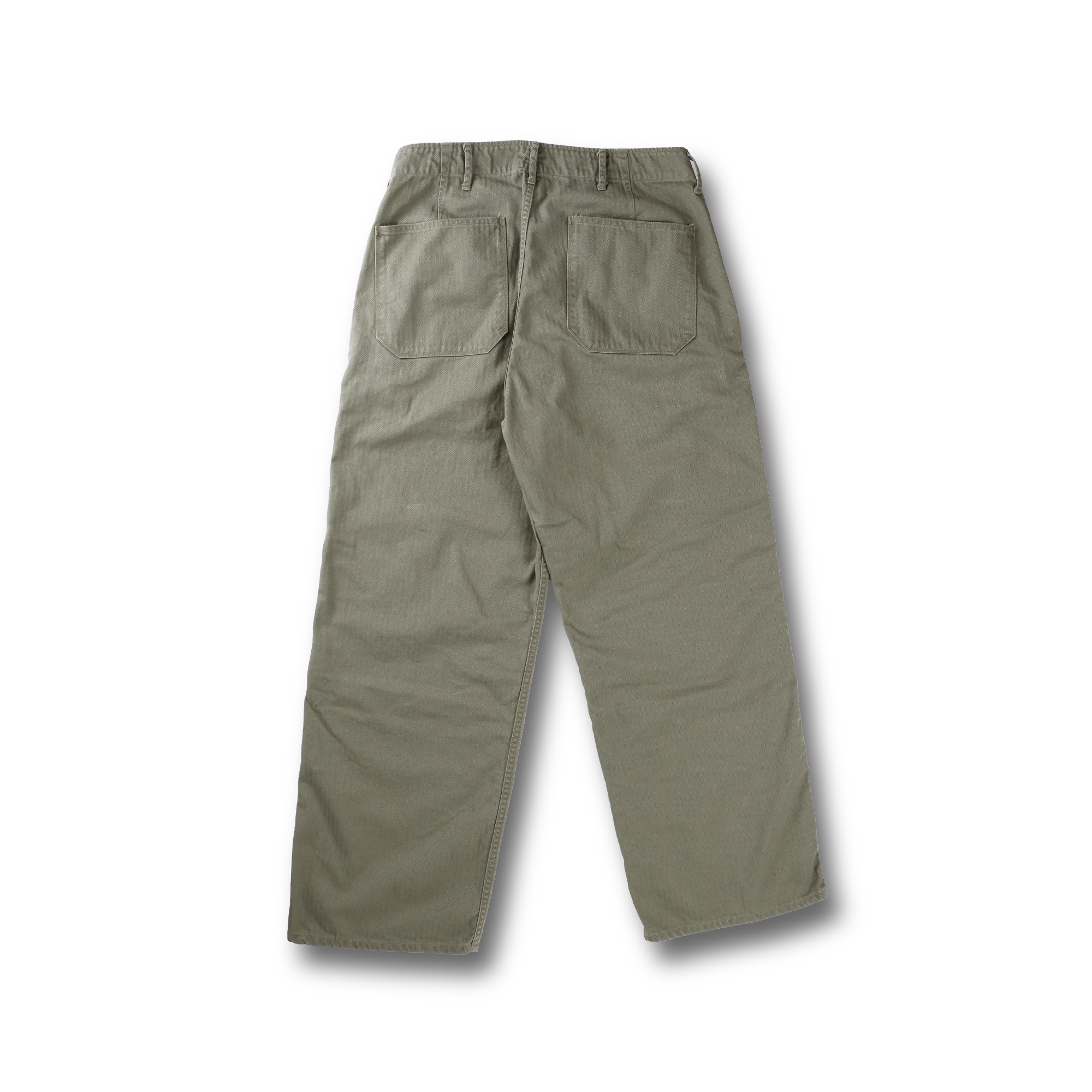 【2027SS】1156-2 Vat Dye Herringbone Twill Wide Pants