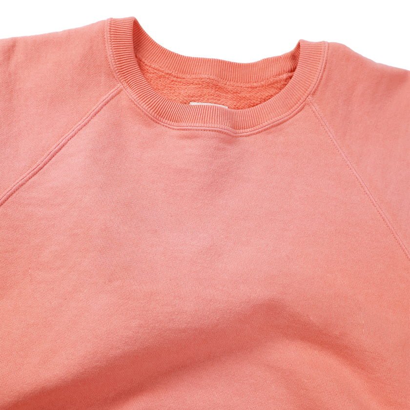 【2027SS】3776-1　Fading Raglan Short Sleeve Sweatshirt