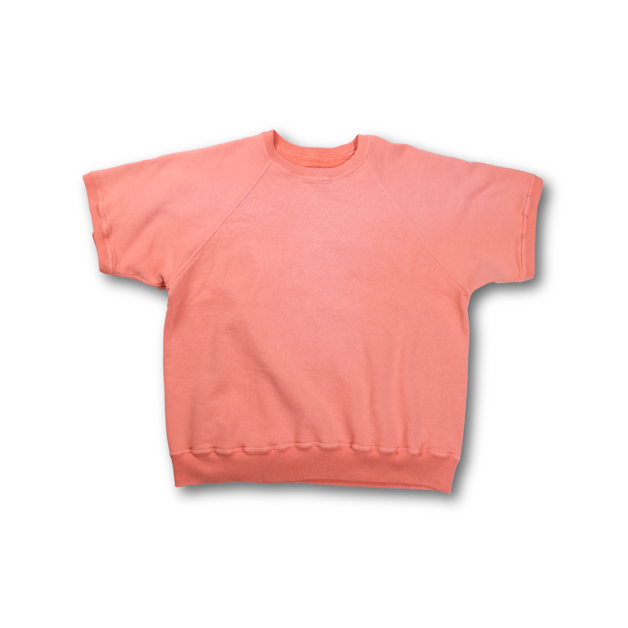 【2027SS】3776-1　Fading Raglan Short Sleeve Sweatshirt