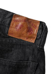 1101BK Srtaight Black Selvedge Denim【一部予約商品】