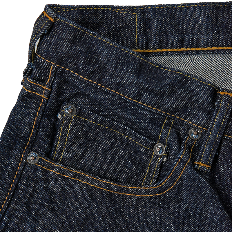 1103 Clean Straight Denim 13.7oz(Non Wash)