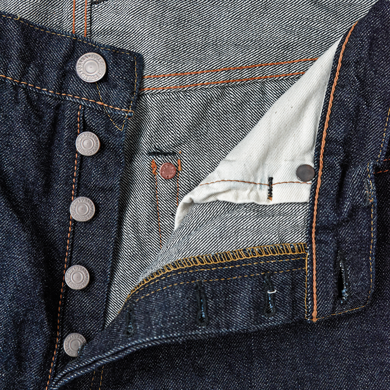 1103 Clean Straight Denim 13.7oz(Non Wash)