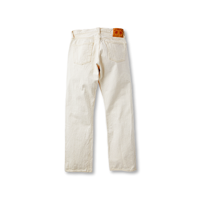 1108EC Slim Straight Ecru Selvedge Denim