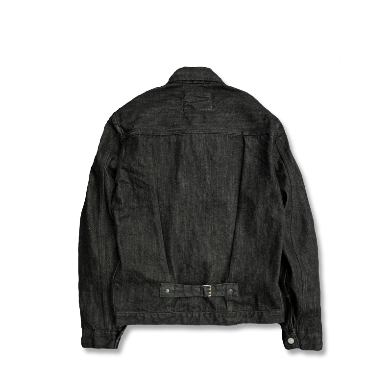 2107BK Type 1 Black Denim Jacket