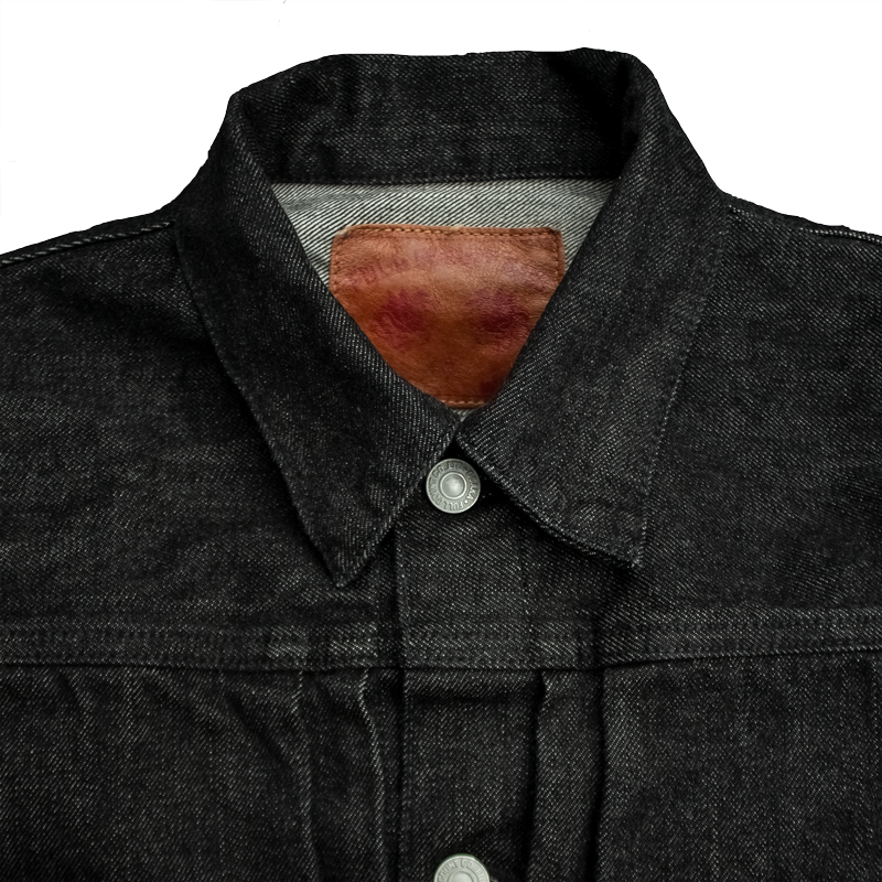 2107BK Type 1 Black Denim Jacket
