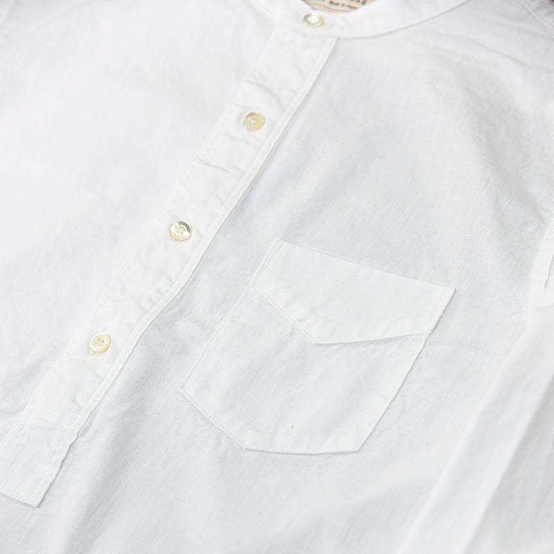 4900-21　Stand Collar Chambray Shirt