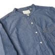 4900-21　Stand Collar Chambray Shirt