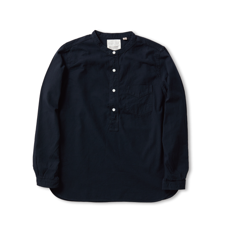 4900-21　Stand Collar Chambray Shirt