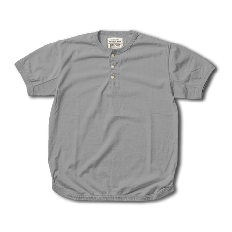 5222H-21 Flat Seam Heavyweight Henley T Shirt
