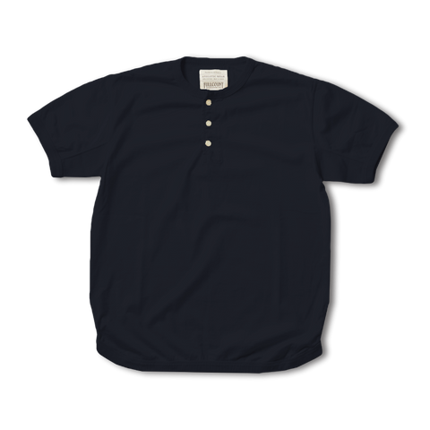 5222H-21 Flat Seam Heavyweight Henley T Shirt