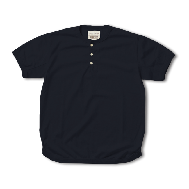 5222H-21 Flat Seam Heavyweight Henley T Shirt