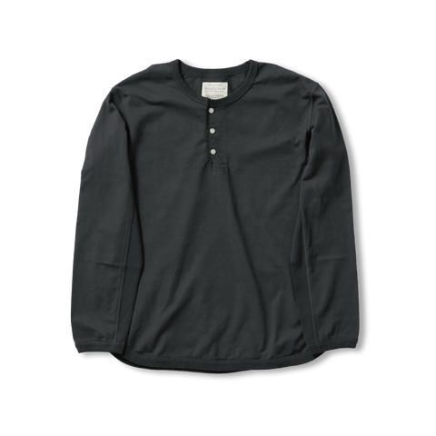 5222LH Flat Seam Heavyweight Longsleeve Henley T Shirt