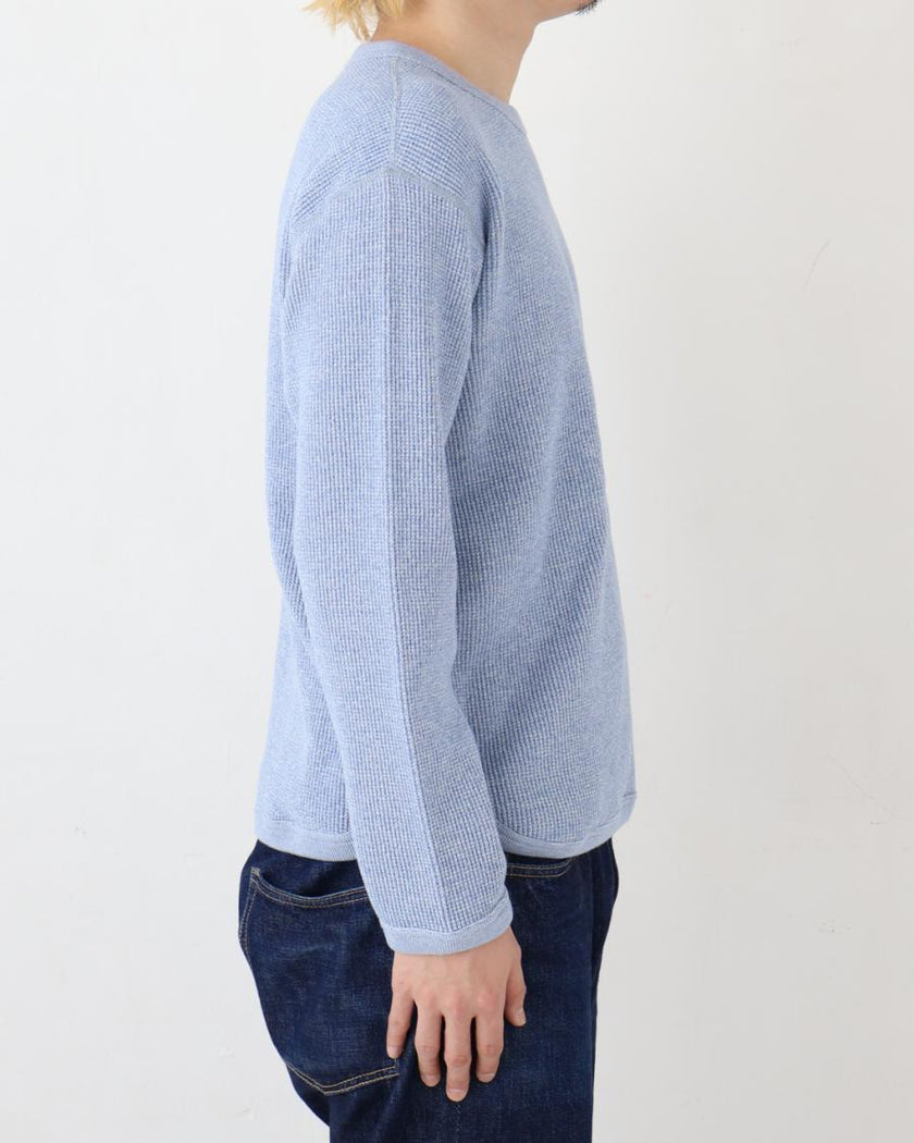 5964-24 Twisted Heather Waffle L/S T-shirt